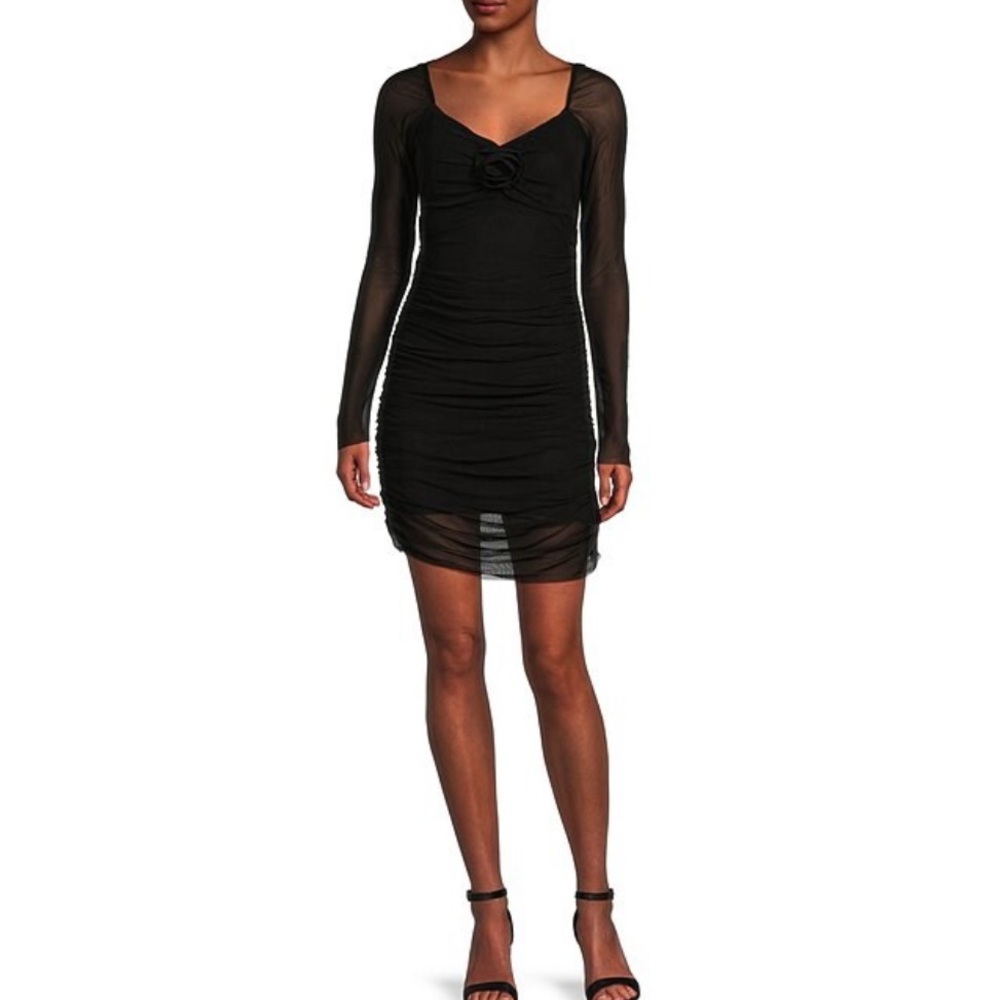 New ~ ($98 retail) Elegant Black Long Sleeve Dress by Chelsea & Violet XXL